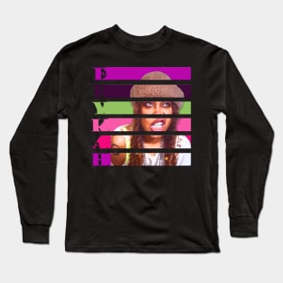 erykah badu//Retro Color Long Sleeve T-Shirt